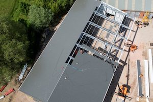 Csarnoképítés lépései