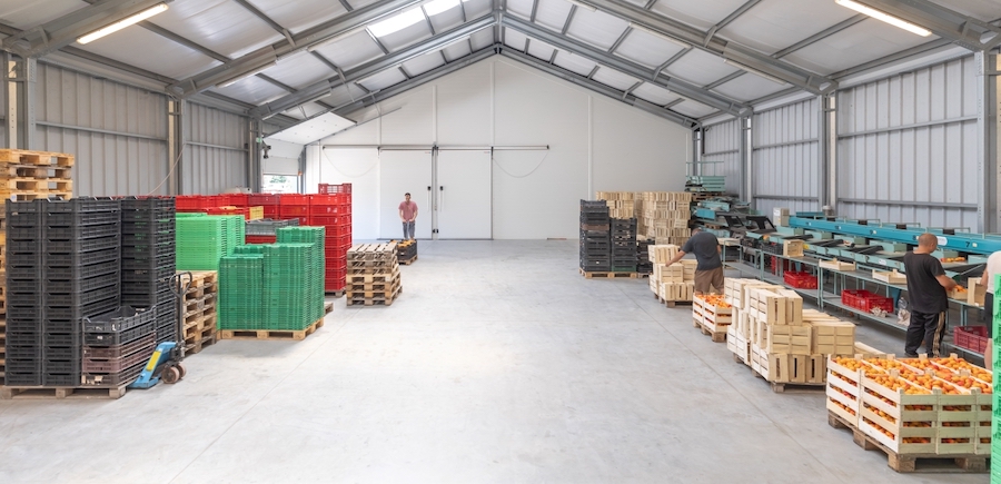 Könnyűszerkezetes terménytárolók építése